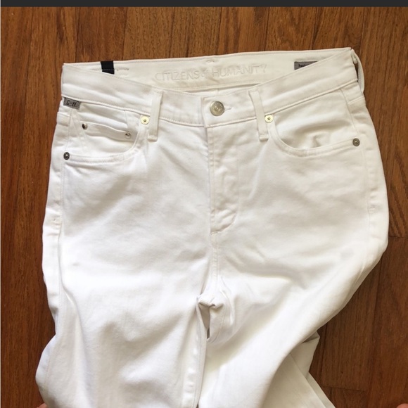 Citizens of Humanity • Rocket, high rise skinny raw hem jeans premium denim - Picture 8 of 9